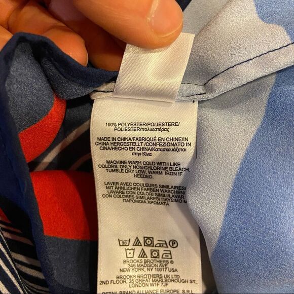 Brooks Brothers striped blouse size 8 - Picture 5 of 5